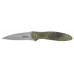 Нож Kershaw Camo leek складной алюминий Sandvik 14C28N рукоять камуфляж