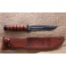 Нож Ka-Bar 1252 Short USMC сталь 1095 серрейтор рукоять кожа Нож Ka-Bar 1252 Short USMC сталь 1095 серрейтор рукоять кожа