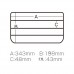 Коробка Versus VS-3043ND-2-BL 356х230х50 черная Коробка Versus VS-3043ND-2-BL 356х230х50 черная