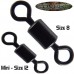 Вертлюг Gardner Covert mini rig swivels с застежкой 20шт №12 Вертлюг Gardner Covert mini rig swivels с застежкой 20шт №12