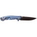 Нож Zero Tolerance K0452CFBLUBLK титан карбон сталь M390