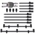 Подставка Prologic Black fire pod'n Goalpost kit 3 rods Подставка Prologic Black fire pod'n Goalpost kit 3 rods