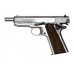 Пистолет Курс-С Colt 1911 СО 10х24 хром охолощенный