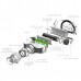 Фонарь Led Lenser MH5 черно-серый