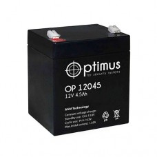 Аккумулятор Optimus 12V 4.5Ач OP 12045 Аккумулятор Optimus 12V 4.5Ач OP 12045