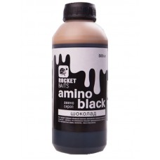 Амино-сироп Rocket Baits Black active 500мл шоколад Амино-сироп Rocket Baits Black active 500мл шоколад