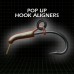 Поводок оснащенный Gardner Pop up hook aligner rig barbed №10