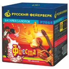 Батареи салютов Русский Фейерверк Фиеста 16 залпов 1*24*1