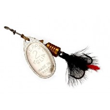 Блесна Mepps Aglia Mouche №2 Silver/Black fly