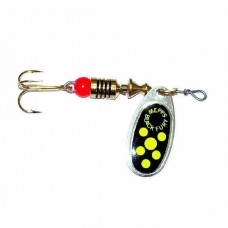 Блесна Mepps Black Fury Yellow/Silver №4 Блесна Mepps Black Fury Yellow/Silver №4