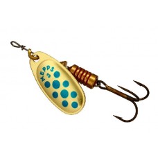 Блесна Mepps Comet PTS №3 gold/blue dots