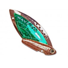 Блесна Scorana Wave striker 14гр copper green