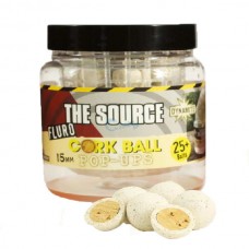 Бойлы Dynamite Baits Source fluro cork ball white 15мм