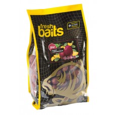 Бойлы Fresh Baits Ух! Слива с ракушечкой 20мм 200гр Бойлы Fresh Baits Ух! Слива с ракушечкой 20мм 200гр
