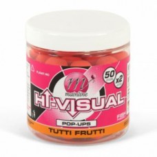 Бойлы Mainline High visual dumbell pop-ups 15мм orange tutti frutti Бойлы Mainline High visual dumbell pop-ups 15мм orange tutti frutti