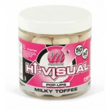 Бойлы Mainline High visual dumbell pop-ups 15мм white milky toffee Бойлы Mainline High visual dumbell pop-ups 15мм white milky toffee