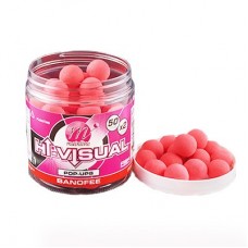 Бойлы Mainline High visual pop-ups 15мм bright red banofee Бойлы Mainline High visual pop-ups 15мм bright red banofee