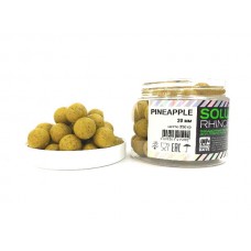Бойлы Rhino Baits Pineapple ананас N-Butyric 20мм банка 350гр пылящие Бойлы Rhino Baits Pineapple ананас N-Butyric 20мм банка 350гр пылящие