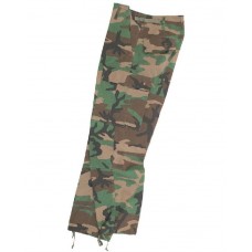 Брюки Mil-tec US BDU rip woodland