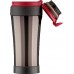 Термокружка Thermos JND BK 0,4л черный с красной крышкой Термокружка Thermos JND BK 0,4л черный с красной крышкой