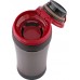Термокружка Thermos JND BK 0,4л черный с красной крышкой Термокружка Thermos JND BK 0,4л черный с красной крышкой