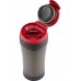 Термокружка Thermos JND BK 0,4л черный с красной крышкой Термокружка Thermos JND BK 0,4л черный с красной крышкой