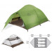 Палатка MSR Holler 3 green Палатка MSR Holler 3 green