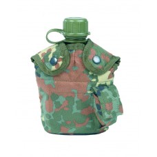 Фляга Mil-tec Us 14505020 в чехле 1л woodland Фляга Mil-tec Us 14505020 в чехле 1л woodland