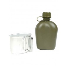 Фляга Mil-tec Us Feldflasche пластиковая 1л oliv Фляга Mil-tec Us Feldflasche пластиковая 1л oliv
