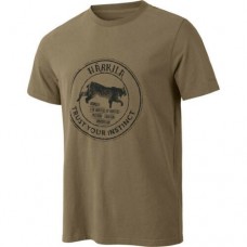 Футболка Harkila Wildlife lynx s/s khaki