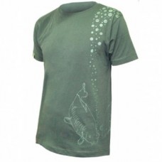 Футболка Korda Carps & Bubbles green