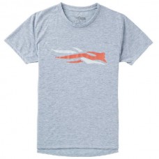 Футболка Sitka Logo tee SS heather grey