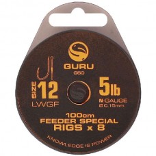 Готовая оснастка Guru Feeder special rig LWGF №12 100cm Готовая оснастка Guru Feeder special rig LWGF №12 100cm