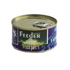 Консервированная зерновая смесь Lion Baits feeder карп 140мл