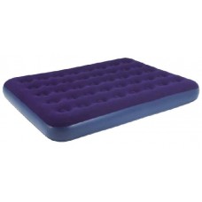 Кровать Relax Flocked air bed double 191х137х22 синий Кровать Relax Flocked air bed double 191х137х22 синий