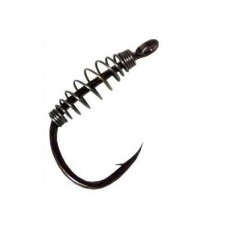 Крючки Cottus Katana black nickel с пружинкой №2 5шт Крючки Cottus Katana black nickel с пружинкой №2 5шт