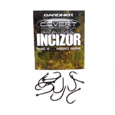 Крючки Gardner Covert dark incizor barbed №2 Крючки Gardner Covert dark incizor barbed №2