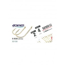 Крючки Owner одинарные 50108 №6 Крючки Owner одинарные 50108 №6