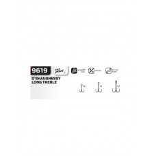 Крючки VMC тройник 9619 BZ A1 №18