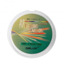 Леска Delux fluoro carbon 50м 0,234мм Леска Delux fluoro carbon 50м 0,234мм