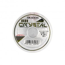 Леска Dragon Nano Crystal прозрачная 30м 0.22мм 6.10кг Леска Dragon Nano Crystal прозрачная 30м 0.22мм 6.10кг