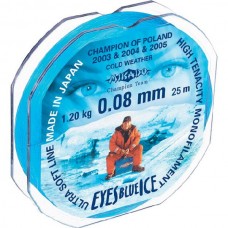Леска Mikado Eyes Ice 25м 0,08мм Леска Mikado Eyes Ice 25м 0,08мм