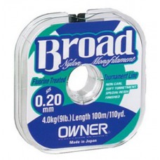 Леска Owner Broad green 100м 0,10мм