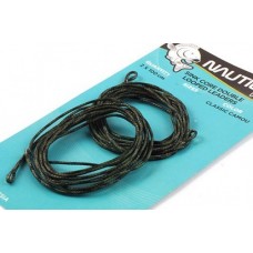 Лидкор Nautilus Sink core double looped leaders 45lb 2х1м weed spot camou Лидкор Nautilus Sink core double looped leaders 45lb 2х1м weed spot camou