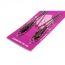 Монтаж Nautilus Freedom safety lead liquid&swivel with ring 75см Монтаж Nautilus Freedom safety lead liquid&swivel with ring 75см