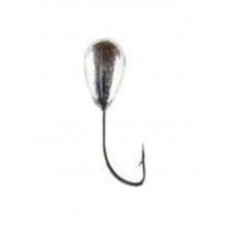 Мормышка Grifon Капля с отверстием 1225 silver 2,5мм Мормышка Grifon Капля с отверстием 1225 silver 2,5мм