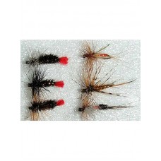 Набор мушек Vania Fly Fishing Classic плавающие голавль №10 Набор мушек Vania Fly Fishing Classic плавающие голавль №10