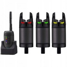 Набор сигнализаторов Prologic K3 Bite Alarm 3+1 green yellow red Набор сигнализаторов Prologic K3 Bite Alarm 3+1 green yellow red