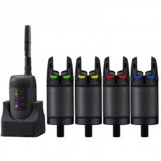 Набор сигнализаторов Prologic K3 Bite Alarm 4+1 green yellow red blue Набор сигнализаторов Prologic K3 Bite Alarm 4+1 green yellow red blue