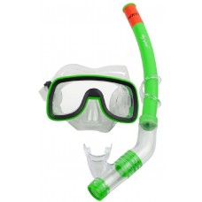 Набор Wave MS-1319S6 маска трубка PVC green Набор Wave MS-1319S6 маска трубка PVC green